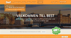 Desktop Screenshot of besttransport.se